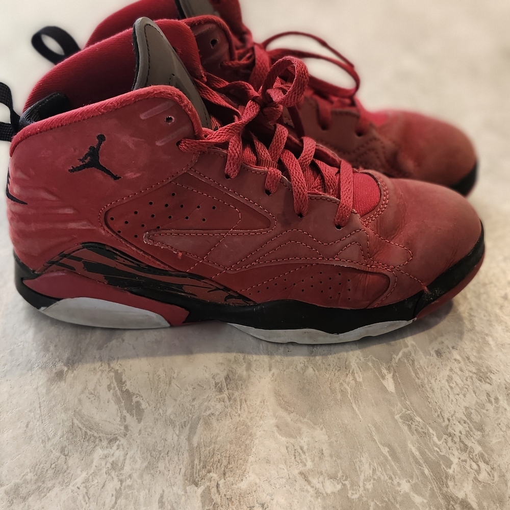 Kids Red Jordan Sneakers